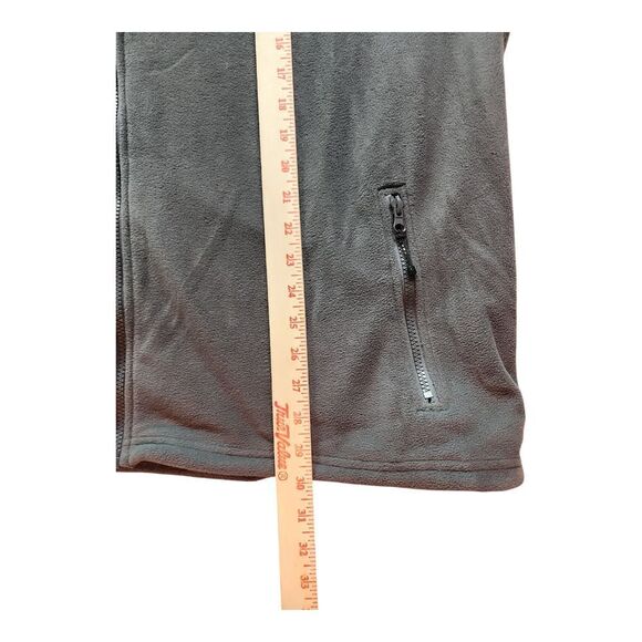 Ducks Unlimited Men’s Fleece Jacket XXL Gray Camo Shoulder Zip Outdoor Warm - Picture 2 of 12